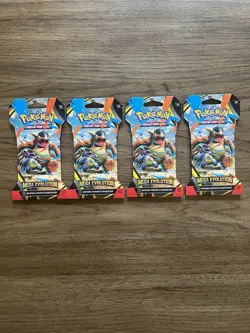 Pokemon TCG Mega Evolution Booster Packs 4x - SEALED - Image 1