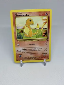 Charmander - 69/130 Base Set 2 Starter Pokemon - LP - Image 1