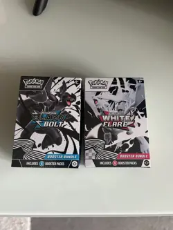 Pokemon TCG Black Bolt and White Flare Booster Bundle PAIR - ✅ IN HAND + SEALED✅ - Image 1