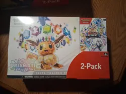 Pokemon TCG Prismatic Evolutions Costco 2-Pack - ETB with Booster Bundle - Image 1