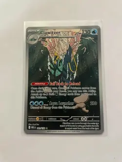 Pokemon Mega Evolution Clawitzer 141/132 Illustration Rare - Image 1