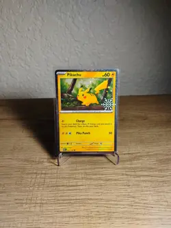 Pokemon Pikachu Holo Advent Calendar 2025 025/165 NM Nice Swirl In Background! - Image 1