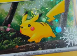 Pokemon Pikachu Holo Advent Calendar 2025 025/165 NM Nice Swirl In Background! - Image 3