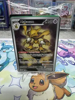 Pokemon Center Stamped Alakazam 009 Pokemon Mega Evolutions - ETB Promo Sealed - Image 1