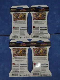 (4) POKEMON TCG Sword & Shield Vivid Voltage Sleeved Booster Pack!!!! - Image 2