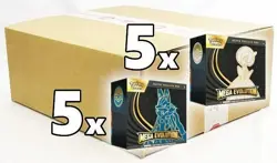 Pokemon Mega Evolution ELITE TRAINER BOX CASE Factory Sealed 10 Box PRESALE - Image 1