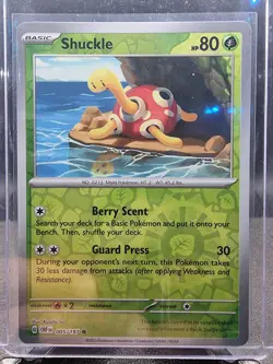 Pokemon Shuckle SV03: Obsidian Flames 005/197 Near Mint NM Reverse Holo - Image 1