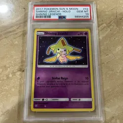 2017 Pokemon Sun and Moon Shining Legends Shining Jirachi Holo #42 PSA 10 - Image 1