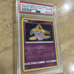 2017 Pokemon Sun and Moon Shining Legends Shining Jirachi Holo #42 PSA 10 - Image 4