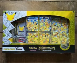 Pokemon Celebrations Pikachu V-Union Collection 25th Anniversary Box - Image 1