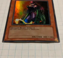 YuGiOh Cyber Harpie Lady SP1-EN001 LP Ultra Rare Sneak Preview Series 1 - Image 3
