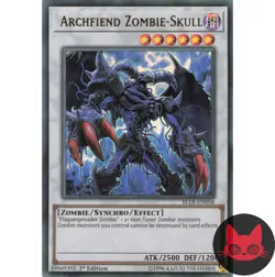 Yugioh Archfiend Zombie-Skull BLLR-EN058 Ultra Rare 1st Edition NM - Image 1