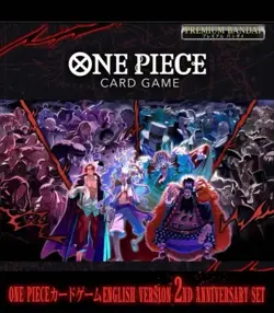 BANDAI NAMCO One Piece Card English 2nd Anniversary Japanese Version w/ Box r# - Image 1