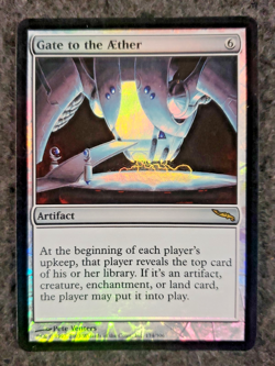 Gate to the Aether FOIL Mirrodin NM Artifact Rare MTG CARD ............(DS3D1K9) - Image 1