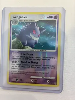 Pokemon Gengar TCG Diamond & Pearl Reverse Holo Rare Card 27/130 - Image 1
