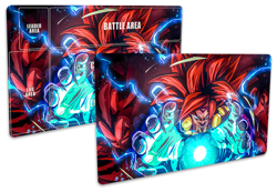 No.4084 Dragon Ball Super Fusion World Card Game Playmat Goku Vegeta Gogeta - Image 1