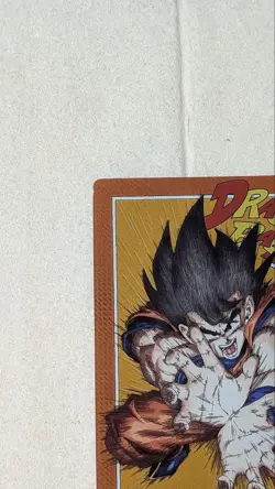 Dragon Ball Z Son Goku Card Japanese Series Action Pose Used - Image 3