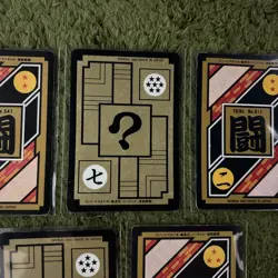 Dragon Ball Card Set 5 Pieces Super Saiyan Z Characters used - Image 4