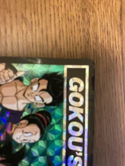 Dragon Ball Carddass Son Goku Family Card Used Vintage Collectible - Image 5