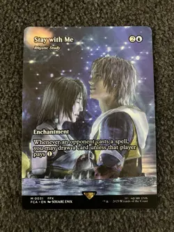 Magic The Gathering MTG - Stay with Me - Rhystic Study (Showcase) - FIN - Image 1