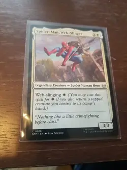 NM Spider-Man, Web-Slinger, MTG, Marvel's Spider-Man, Magic the Gathering, 16 - Image 1