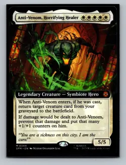 2025 MTG Marvel Spider-Man Anti-Venom, Horrifying Healer (Extended Art) 0244 M - Image 1
