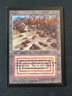 Plateau IE International Edition MTG Magic The Gathering dual land Reserved List - Image 1