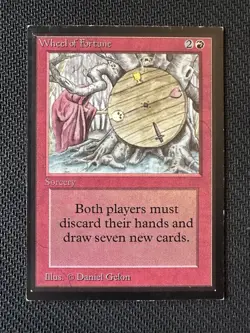 Wheel of Fortune International Edition rare Daniel Gelon Magic the Gathering MTG - Image 1