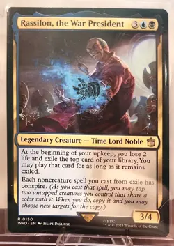 MtG Rassilon, the War President Universes Beyond: Doctor Who Regular - Image 1