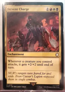 MtG Fervent Charge Universes Beyond: Fallout Regular - Image 1