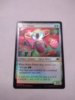 FOIL ROBO-PINATA Unfinity Magic MTG MINT CARD - Image 1
