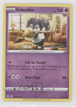 Indeedee Pokemon Sword & Shield Fusion Strike #127 - Image 1