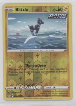 Blitzle Reverse Foil Pokemon Sword & Shield Chilling Reign #050 - Image 1