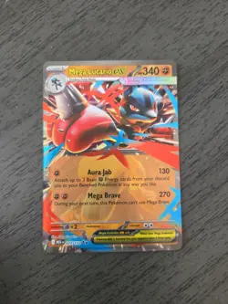Pokemon TCG Mega Evolution - Mega Lucario ex 077/132 - English - Image 1