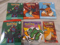 Pokemon, Lot Of 4 McDonald's Boxes, Cards And Sticker Activity Sheet - Image 1