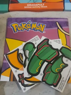Pokemon, Lot Of 4 McDonald's Boxes, Cards And Sticker Activity Sheet - Image 3