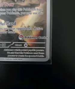 Alakazam 009 Mega Evolutions Pokemon Center Promo - Image 4