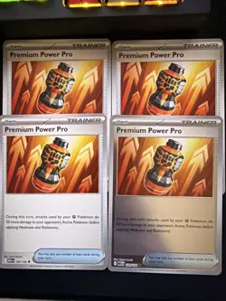 X4 Premium Power Pro 124/132 - Mega Evolution - Pokemon 3 Normal, 1 Reverse Holo - Image 1