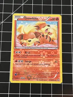 Growlithe [Reverse Holo] #RC4/RC25 | 2013 Pokemon Legendary Treasures (LP) {2} - Image 1