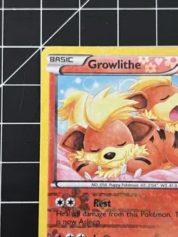 Growlithe [Reverse Holo] #RC4/RC25 | 2013 Pokemon Legendary Treasures (LP) {2} - Image 2