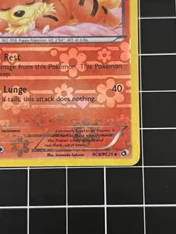 Growlithe [Reverse Holo] #RC4/RC25 | 2013 Pokemon Legendary Treasures (LP) {2} - Image 4