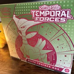 Pokemon TCG Scarlet & Violet Temporal Forces ETB: Iron Leaves Sealed - Image 1