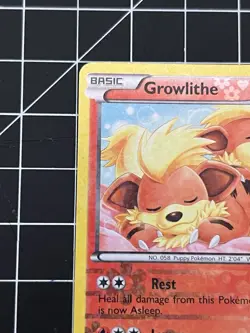 Growlithe [Reverse Holo] #RC4/RC25 | 2013 Pokemon Legendary Treasures (LP) - Image 2