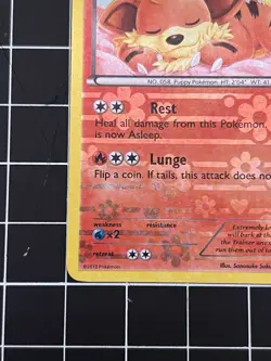 Growlithe [Reverse Holo] #RC4/RC25 | 2013 Pokemon Legendary Treasures (LP) - Image 5