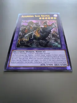 Yugioh Azamina Ilia Silvia Ultimate Rare OP28-EN003 Near Mint - Image 2