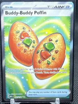 Buddy Buddy Poffin 167/132 Mega Evolution Ultra Rare Pokemon Card NM - Image 1