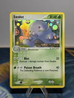 Swalot 40/106 Reverse Holo Stamped Uncommon EX Emerald Pokemon Card MP HP - Image 1