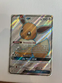 Pokemon Eevee GX SM242 Full Art Holo Promo Card NM Condition - Image 1