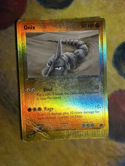 Onix 71/100 Reverse Holo EX Sandstorm Pokemon Card PL - Image 2