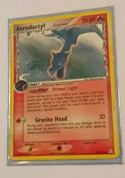 Aerodactyl Delta Species Holo Rare 35/110 EX Holon Phantoms Pokemon Card 2006 HP - Image 1